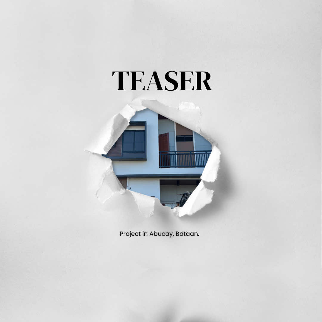 Teaser of a newly built two-storey home in Abucay, Bataan